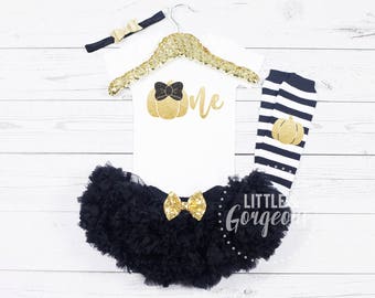 1st Birthday Pumpkin Outfit, First Birthday Onesie, First Birthday Pumpkin Outfit, 1st Birthday Onesie, Fall Birthday Outfit, Pumpkin One