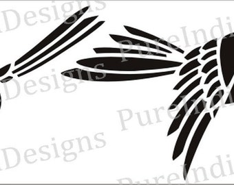 Bird Svg,Stencil, Design Cutout, Vector art, Cricut, Silhouette Cameo, instant download, Digital Cut, Print Files, Svg, DXF, EPS, Wall Decal