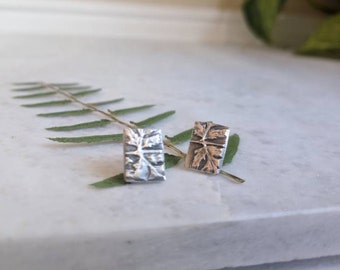 Botanical Fern stud earrings
