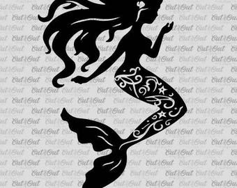 Download Mandala Mermaid Svg For Silhouette - Layered SVG Cut File ...