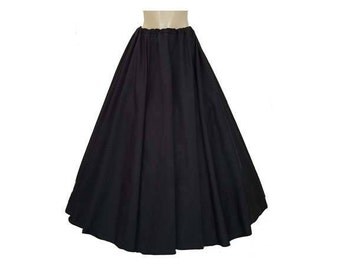 FREE SHIPPING Medieval Renaissance Clothing Peasant Pirate Wench Civil War Skirt With HUGE 200"+ Circumference 11 Colors To Chose from