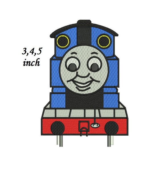 Thomas The Train Embroidery Design 3 sizes instant download