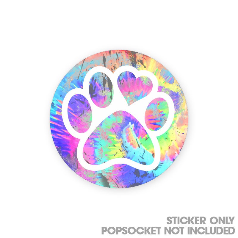 Download Paw Print Popsocket Skin STICKER Stickers for Popsockets