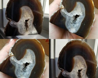 Brown geode | Etsy