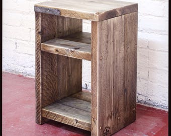 ANGSTROM | Reclaimed Wood Side Table - Handmade & Bespoke