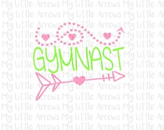 40% off - Gymnast SVG, DXF, EPS, png Files for Cutting Machines Cameo or Cricut // cute girly svg // gymnastic svg // gymnast svg