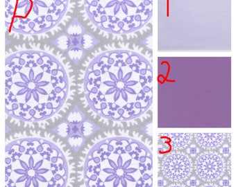 Lilac Medallion - Teen/Adult Cotton Weighted Blanket