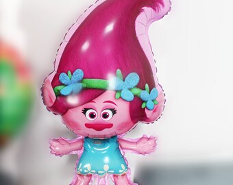 Trolls Balloon Birthday Party Decoration Trolls Poppy Foil Balloon Wedding Decorations Party Supply Kids Gift Toys