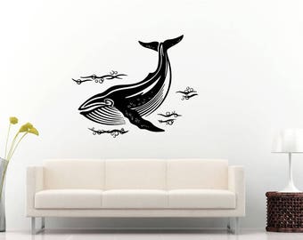 Big fish decal | Etsy