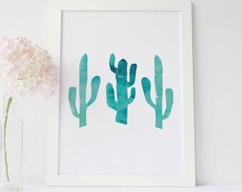 Cactus Wall Art cactus wall art | etsy Cactus Wall Art cactus wall art | etsy