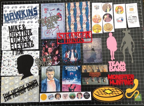 Stranger Things Scrapbook Kit. Netflix Scrapbook Kit