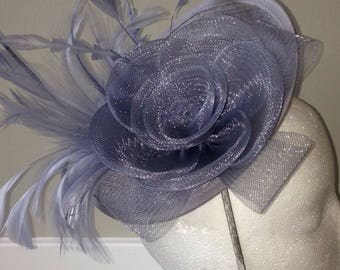 Monica - Kentucky Derby Fascinator Hair clip, tea party hat, wedding hat, church hat, royal ascot hat, belmont stakes, fascinator hat