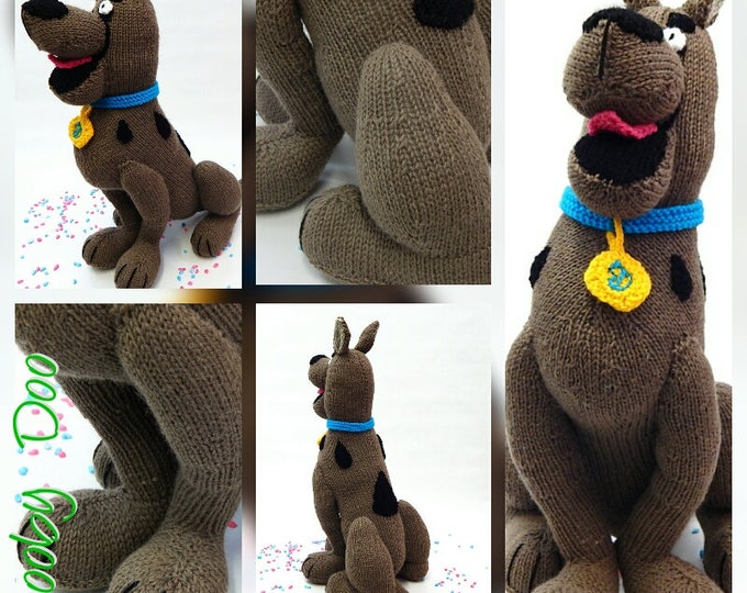 SCOOBY-DOO - hand knitted toy