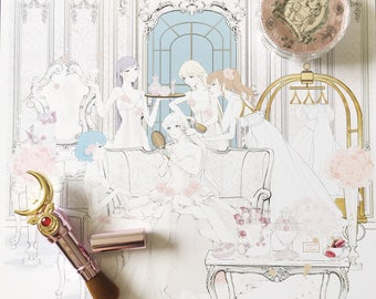 Sailor moon art, sailor princess art, princess serenity art, sailor moon fanart
