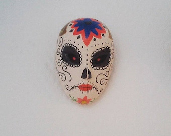 miniature mask of mother of the dead porcelain