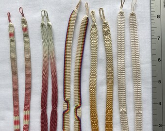 5 Pair of Vintage Japanese Lady's Haori Himo #10