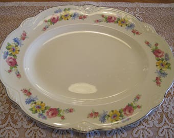 Homer Laughlin Platter Marigold Shape - Item #1526