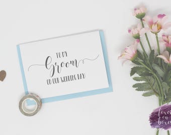To My Husband/Wife on Our Wedding Day | Wedding Card | Personalised | 300gsm Cardstock | With Envelope | Greeting Card #13