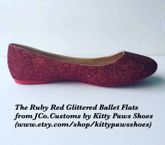ruby red flats