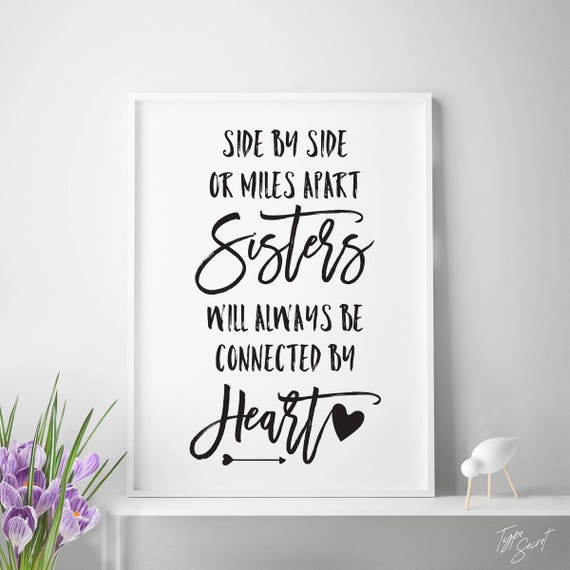 Druckbare Schwester Zitate Schwestern Zitat Schwestern Wall