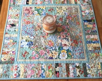 Quilted table runner | Etsy