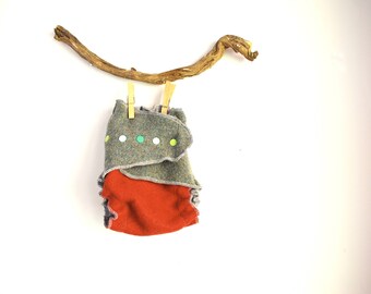 Wool Diaper, upcycled wool diaper cover, nappy cover, wool cover