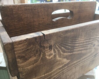 Magazine Rack made with Reclaimed Wood
