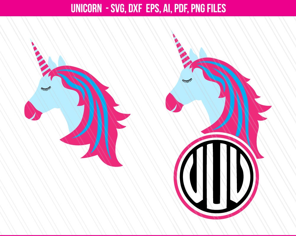 Download Unicorn SVG Unicorn Monogram SVG Unicorn face head svgSvg