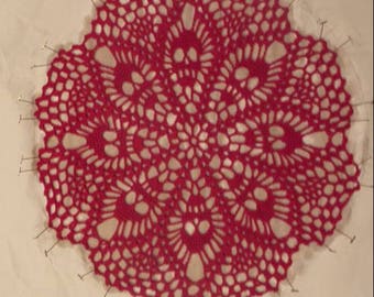 Doily Pattern - Skull Doily Pattern - REVISED - PDF Doily PATTERN only