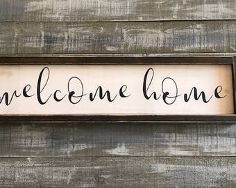 Welcome home sign | Etsy