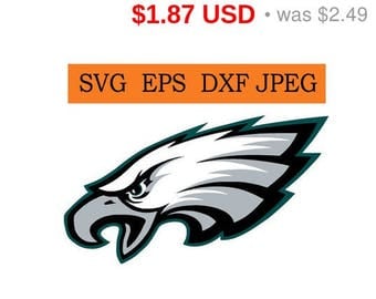 Sale 25% - Philadelphia Eagles logo in SVG / Eps / Dxf / Jpg files INSTANT DOWNLOAD!