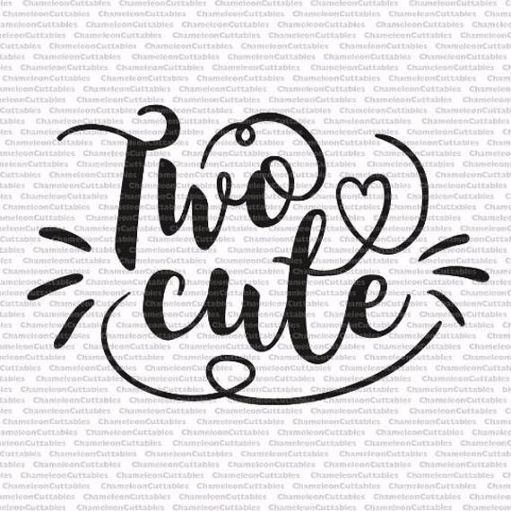 Download two cute SVG eps png jpeg dxf vector cut file digital