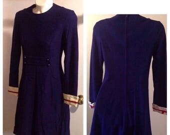 Anniversary Sale Gay Gibson Red,White and Blue Vintage Dress