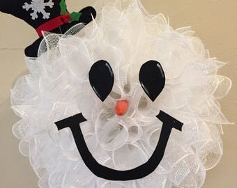 Snowman wreath (small version)