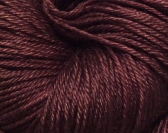 SALE!! Hand dyed yarn 437 yards 50/50 Silk and Sw Merino
