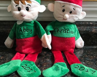 personalized elf doll