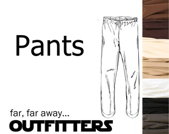 Star Wars Costume, Star Wars Pants, BECOME your own JEDI, Custom Star Wars Jedi Costume, Adult Jedi Star Wars Cosplay Obi Wan Pants Costumes
