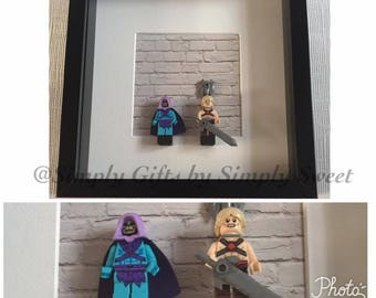 He Man Skeletor Masters of the Universe Minifig frame 'I have the power'
