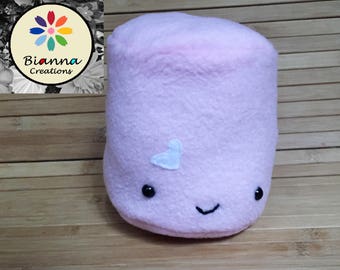 kawaii marshmallow plush