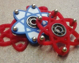 Atomic Fidget Spinner, Atom Fidget Toy,