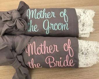 Mother of the bride gift, mother of the groom gift, bridesmaid gift, bridal party gifts, wedding robes , bridesmaid robes, gift for mom