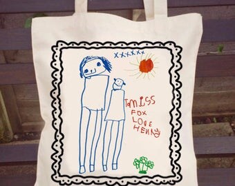 Teacher tote bag Personalized bag Thank you gift End of School Year Teacher Gift Present from Children unique idea Thank you Teacher Gift