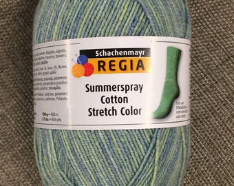 Regia Summerspray Cotton Strech sock yarn - color 3037