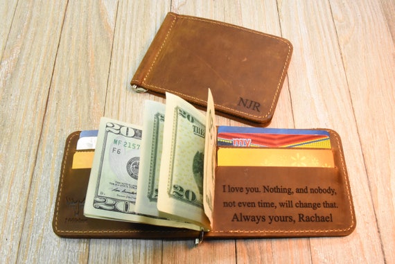 Money Clip Mens Wallet Anniversary Gifts For Anniversary Gift