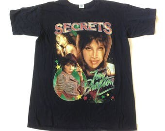 Vintage 90s Toni Braxton Secrets Bootleg Tee Rap 1990s Vintage 90s Toni Braxton Secrets Bootleg Tee Rap 1990s