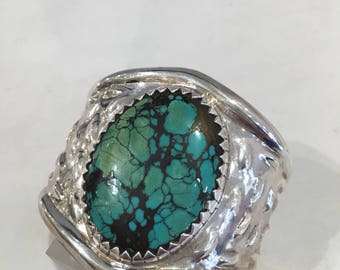 925 Silver and turquoise cuff