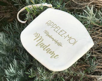 Kit call me Madam - bridal clutch - bride - bachelorette party gift - bachelorette party clutch - clutch Bridal