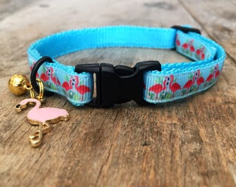 Flamingo cat collar - cute for summer