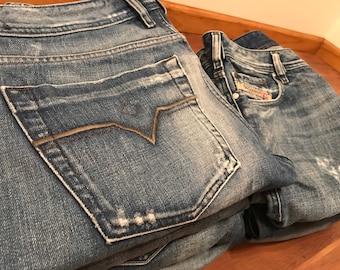 Diesel Jeans mens LOT of 7 pairs Good condition Package deal