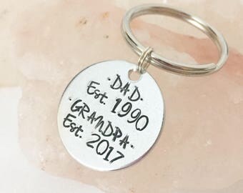 Gift For Grandpa, Grandpa Keychain, New Grandpa Gift, Grandfather Gift, Gift for Grandfather, Gift for New Grandpa, Gift for Grandparents